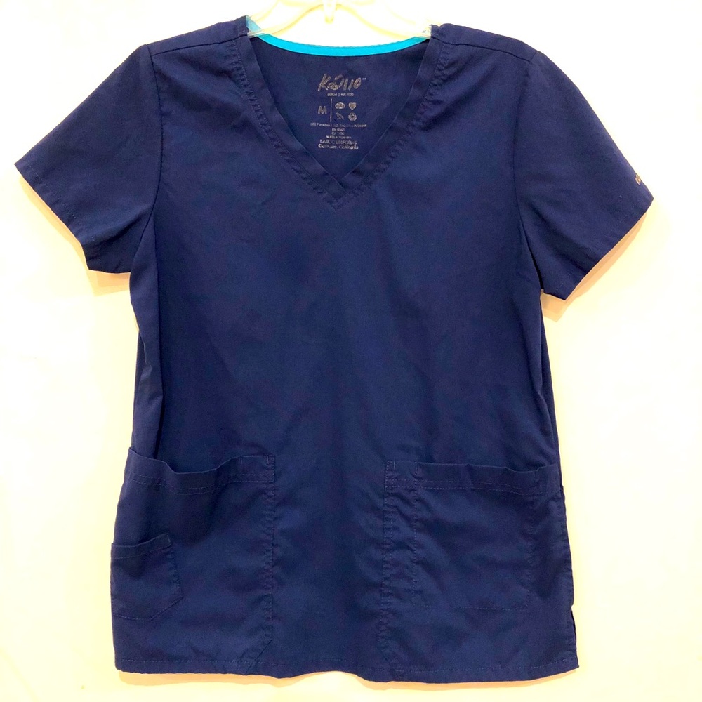 Barco KD110 Women’s Scrub Top Navy Size Medium